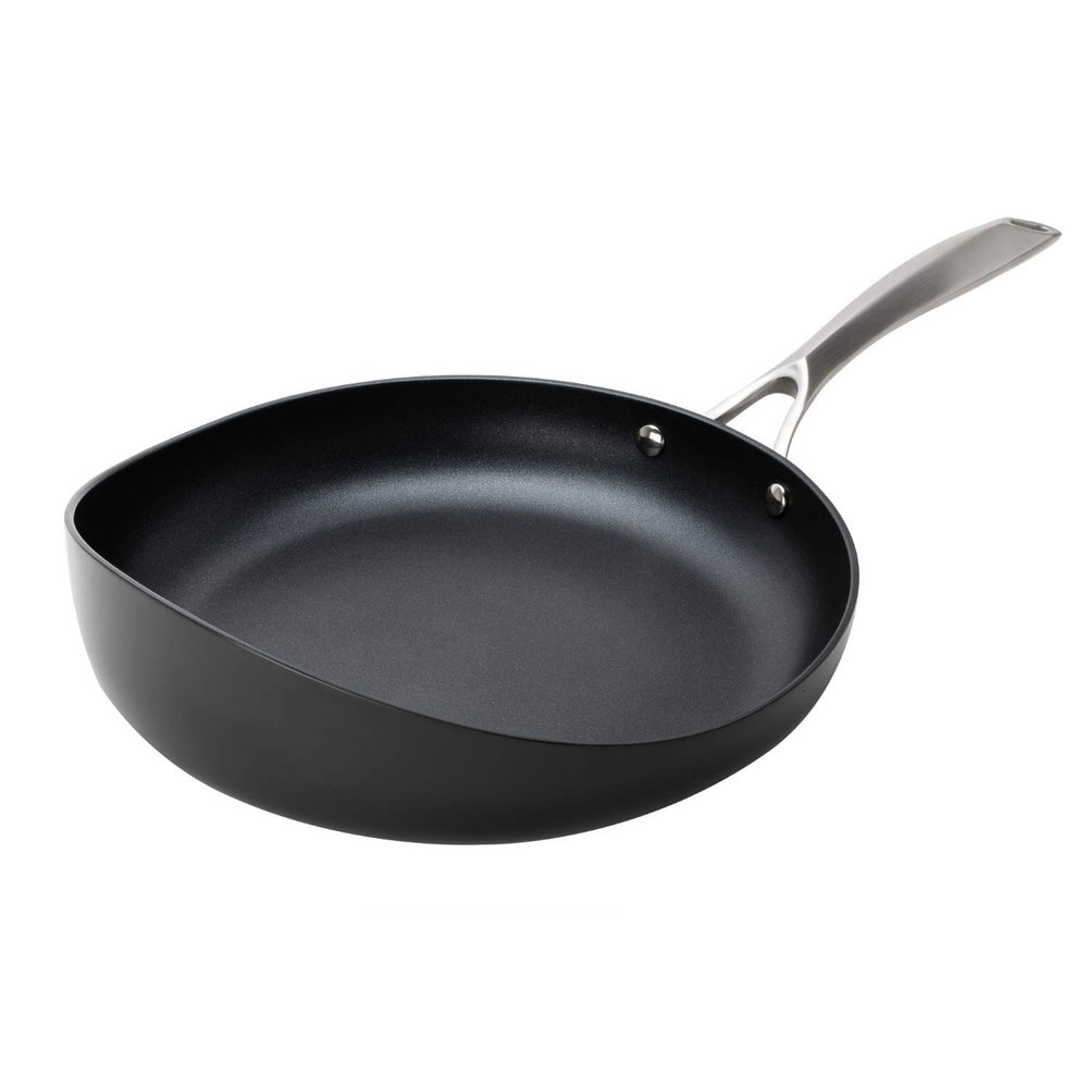 12 Radical Pan: Nonstick Frying & Saute Pan, Skillet, With Stainless Steel Handle, for Gas, Induction, Electric Cooktops, Hard-Anodized, Dishwasher Safe. Oven safe, SGS & NSF Certified.