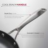 12 Radical Pan: Nonstick Frying & Saute Pan, Skillet, With Stainless Steel Handle, for Gas, Induction, Electric Cooktops, Hard-Anodized, Dishwasher Safe. Oven safe, SGS & NSF Certified. view 4