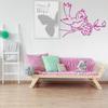Banksy Bird with Grenade Wall Sticker - Street Art Graffiti Decor Vinyl Decal - Home Removable DIY Mural - Room Boy Hipster Black Stickers view 2