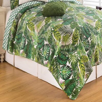 C&F Home Layla Mini Quilt Set Queen or Full Size Reversible 92 x 90 Inches with 2 Standard Shams