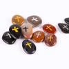 ROCKIMPACT 100PCS Cross Engraved Rocks Inspirational Stones Clinging Cross Heavenly Blessings Gifts Faith Stones Novelty Gratitude Rocks Healing Prayer Stones Encouragement Rocks Wholesale, 2"-3" ea view 4