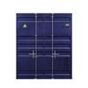 Acme Cargo Full Over Full Bunk Bed with Built-in Ladder in Blue Metal view 3