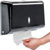 Paper Towel Dispensers, Commercial Toilet Tissue Dispensers Wall Mount Paper Towel Holder C-Fold/Multifold Paper Towel Dispenser for Bathroom, Kitchen(Black) view 1