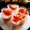 Foraineam 50 Pack 5 oz. Dessert Cup with 50 Spoons, Clear Plastic Appetizer Cups, Valentine's Day Heart-shape Parfait Cup Serving Bowls, Disposable or Reusable view 4