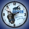 Edison Spark Plugs LED Wall Clock, Retro/Vintage, Lighted, 14 inch view 2
