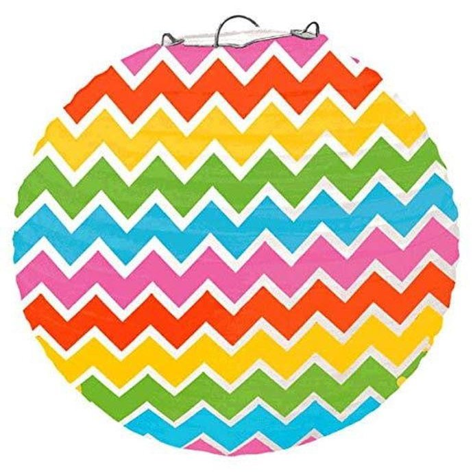 Multi-Color Paper Lantern, 15.5", 1ct