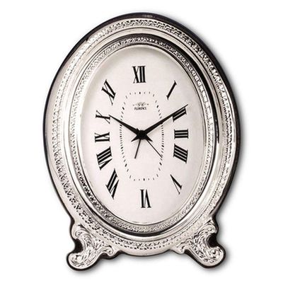 Cunill Nostalgia Deck Vintage Desk Clock, Silver