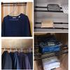 6 Pack Tension Rods, Adjustable Spring Steel Cupboard Bars Tension Curtain Rod Shower Rod Extendable Width 15.7-28 Inches (Black) view 3