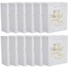 THANKFUL WHITE W/GOLD FOIL KRAFT BAGS view 1