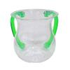 Acrylic Hand Washing Cup for Judaica Al Netilat Yadayim - Dual Handles for the Hand Washing Ritual (Clear & Green) view 1