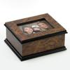 Traditional Sorrento 18 Note Classic Style 3X5 Photo Frame Music Jewelry Box - Many Songs to Choose - Let It Snow view 1