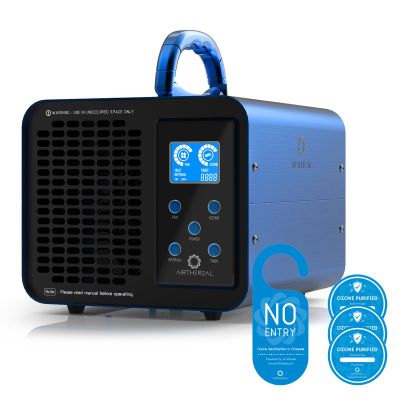 Airthereal MA10K-PRODIGI Digital Ozone Generator, Adjustable Timer, Blue