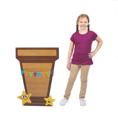 Cardboard Podium Stand up - Party Decor