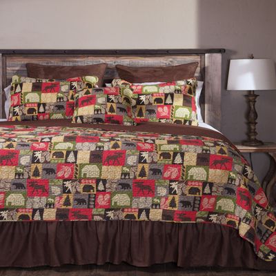 Carstens, INC JQ319 Quilt Set, Brown