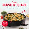 Dash Family Size Skillet - Electric Skillet for Multi-Purpose Cooking - Nonstick Cooking Surface - Tempered Glass Lid & Cool-Touch Handles - 6-Quart Capacity, Makes 24 Cups - 14", Black view 2
