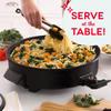 Dash Family Size Skillet - Electric Skillet for Multi-Purpose Cooking - Nonstick Cooking Surface - Tempered Glass Lid & Cool-Touch Handles - 6-Quart Capacity, Makes 24 Cups - 14", Black view 4