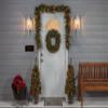 Deluxe 4 Piece Jefferson Pine Holiday Decor Set with Clear and Warm White Lights view 2