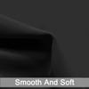 Yakamok Blackout Curtains for Bedroom,Thermal Insulated Blackout Grommet Top Drapes for Living Room,Black,52x45 Inch, 2 Panels view 4