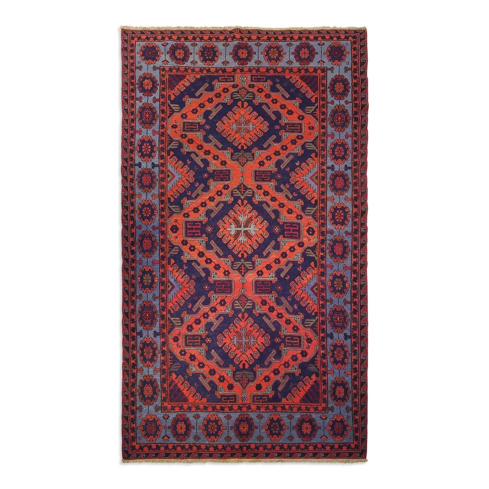 5'4 x 9'4 Antique Uzbek Sumak Rug
