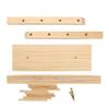 Multi Layers Wooden Sunglasses Display Stands, Eyeglasses Rack Organizer, Glasses Holder Storage Stand, Sun Glasses Showcase, Jewellery Display Rack Shelf, 6-12 Pair Glasses Frame Holder (5 Layers) view 4