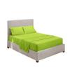 Hearth & Harbor Full Size Sheets - 4 Piece Bed Sheet Set, Hotel Luxury Double Brushed Bed Sheets - Extra Soft Bedding Sheets & Pillowcases, Full, Garden Green view 2