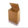 Kozy Kitchen Recipe Card Box 100% Natural Bamboo Recipe Organizer Wooden Finish Recipe Card Holder (Natural Bamboo) view 2