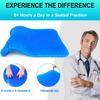 Helishy Gel Seat Cushion for Long Sitting - 1.65inch Double Thick Cooling Egg Cushion for Back, Hip, Sciatica, Coccyx, Tailbone Pain Relief - Office Chair Car Seat Cushion Wheelchair Cushions view 3
