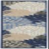 Nourison Home Aloha Indoor/Outdoor Blue/Multicolor 2' x 6' Area Rug, Tropical, Botanical, Easy Cleaning, Non Shedding, Bed Room, Living Room, Dining Room, Deck, Backyard, Patio (2x6) view 2