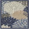 Nourison Home Aloha 2'8" x 4' Blue/Multicolor Outdoor Indoor/Outdoor Rug view 2