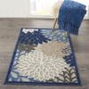 Nourison Home Aloha 2'8" x 4' Blue/Multicolor Outdoor Indoor/Outdoor Rug view 3