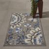 Nourison Home Aloha Grey Multicolor 2'8" x 4' Area Rug - Easy Clean, Non Shedding, Bed Room, Living Room, Dining Room, Kitchen (3' x 4') view 1
