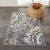 Nourison Home Aloha Grey Multicolor 2'8" x 4' Area Rug - Easy Clean, Non Shedding, Bed Room, Living Room, Dining Room, Kitchen (3' x 4') view 3