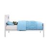 Acme Cargo Full Panel Kids Bed in White view 1