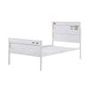 Acme Cargo Full Panel Kids Bed in White view 4