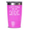 A Wise Woman Once Said Fuck This Shit and She Lived Happily Ever After Funny Tumbler Mug Feminist Gag Gift For Women view 1