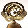 9" Nautical Brass Armillary Engrave Sphere Decorative Globe Wooden Black Base Home Decor view 4