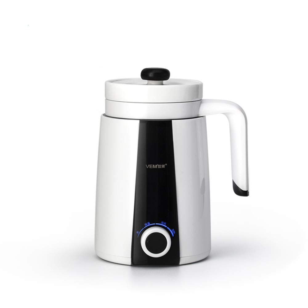 JLFTF Office Electric Water Cup Automatic Electric Cooker Heat Cup Cup Porridge Mini Electric Stew Cup 0.6L Capacity 100-220V/50Hz