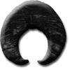Astral Harmony Neck Wrap | Luxurious Handcrafted Satin and Velvet | Weighted Flaxseed & Optional Lavender | Black Magic - TMW-BM view 3