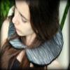 Astral Harmony Neck Wrap | Luxurious Handcrafted Satin and Velvet | Weighted Flaxseed & Optional Lavender | Black Magic - TMW-BM view 4