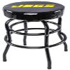 JEGS Heavy Duty Bar Stool - 28.5" High With 14 Inch 360 Degree Swivel - Vinyl Padded Logo Seat - Up to 300lb Capacity for Garage and Workshop view 1