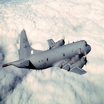 Home Comforts Lockheed P-3C Orion A high Angle Right-Side View of a P-3C Orion in-Flight Over a Thick Cloud Bank. Vivid Imagery Laminated Poster Print-20 Inch by 30 Inch Laminated Poster