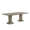 Acme Gabrian Rectangular Wooden Dining Table in Reclaimed Gray view 1