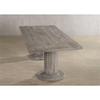 Acme Gabrian Rectangular Wooden Dining Table in Reclaimed Gray view 2