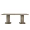 Acme Gabrian Rectangular Wooden Dining Table in Reclaimed Gray view 4