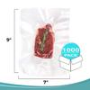 APQ Pack of 1000 Co-Extruded Vacuum Pouches, Clear 7 x 9. Vacuum food bags 7x9. 3 mil Thickness. USDA approved. Polyethylene bags for packing and storing. Perfect for Industrial, food service. view 2