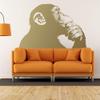 Thinking Monkey Wall Sticker - Banksy Street Art Print Waterproof Vinyl Decal Gift - Bored Chimp Thought Smart Thinker Think Mural view 4