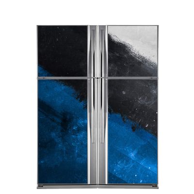 Fridge Door Wrap Vinyl Sticker - Skin Decor Front Refrigerator DecorationWallpaper Decal - Covering Freezer Art Peel and Stick Mural