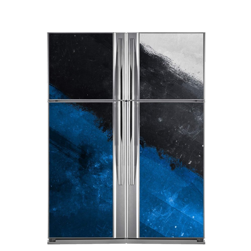 Fridge Door Wrap Vinyl Sticker - Skin Decor Front Refrigerator DecorationWallpaper Decal - Covering Freezer Art Peel and Stick Mural