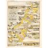 New Zealand Middle South Island Pictorial Map Large XL Wall Art Canvas Print view 1