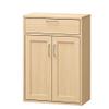 Shirai Sangyo FUL-8055DHNA Cabinet, Cupboard, Kitchen Storage, Freely Mix and Match with the Same Series, Perfect Size for Rooms Living Alone or Small Spaces, Natural Brown Wood Grain Pattern, Basic Design, Width 22.2 x Depth 11.6 x Height 31.5 inche view 1
